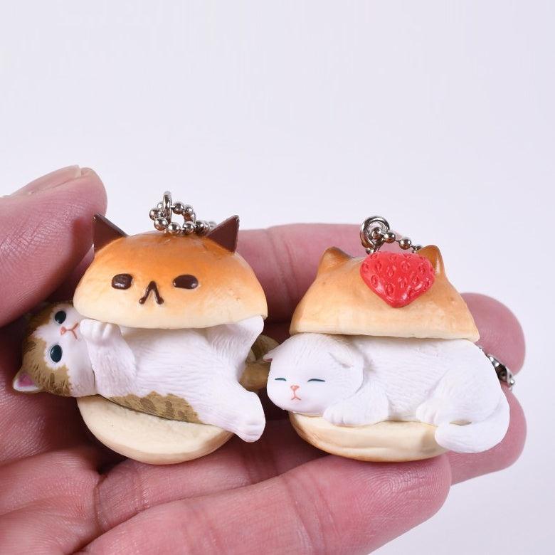 日本 mofusand 貓福珊迪 maritozzo 羅馬生乳包|扭蛋 公仔 鑰匙圈 - 富士通販