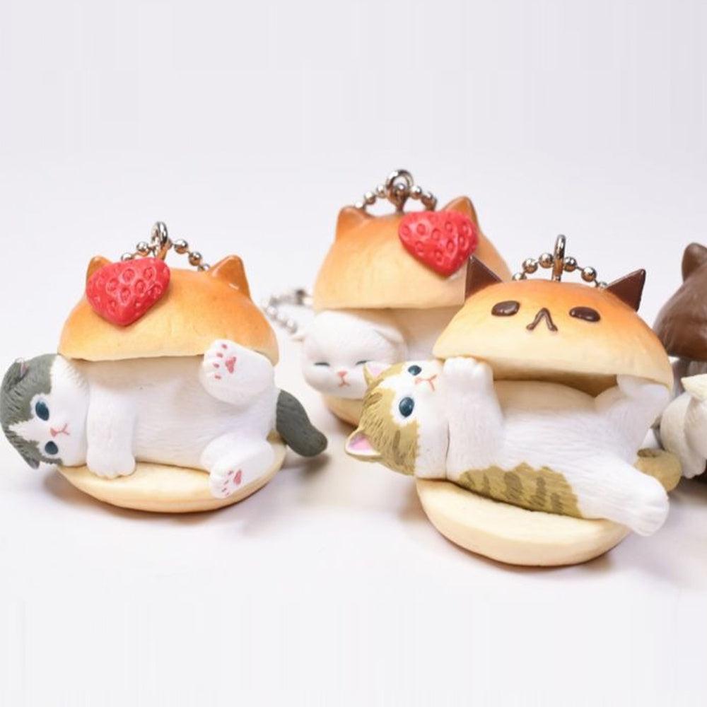 日本 mofusand 貓福珊迪 maritozzo 羅馬生乳包|扭蛋 公仔 鑰匙圈 - 富士通販