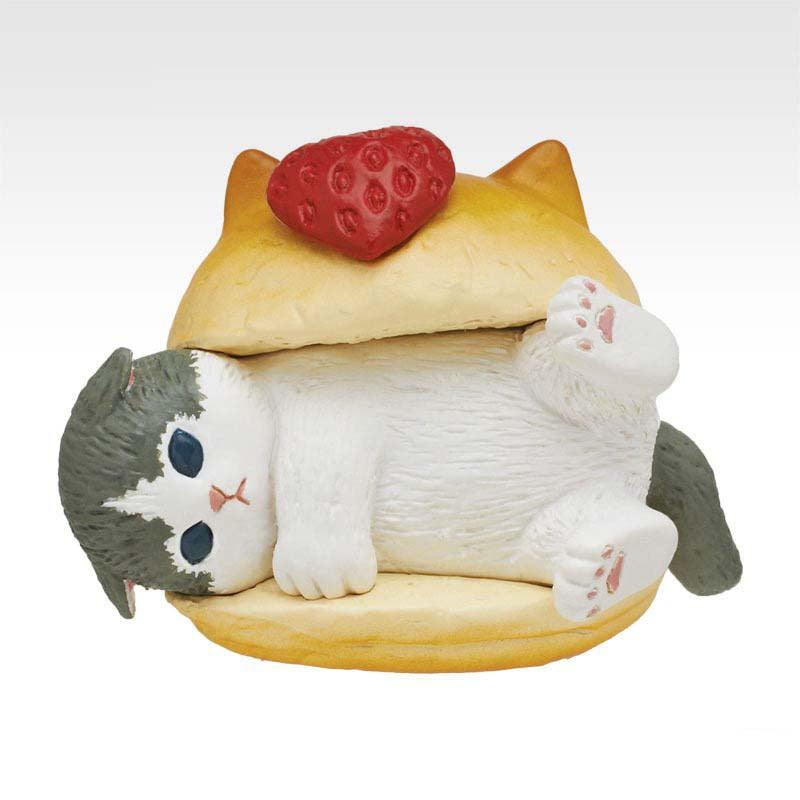 日本 mofusand 貓福珊迪 maritozzo 羅馬生乳包|扭蛋 公仔 鑰匙圈 - 富士通販