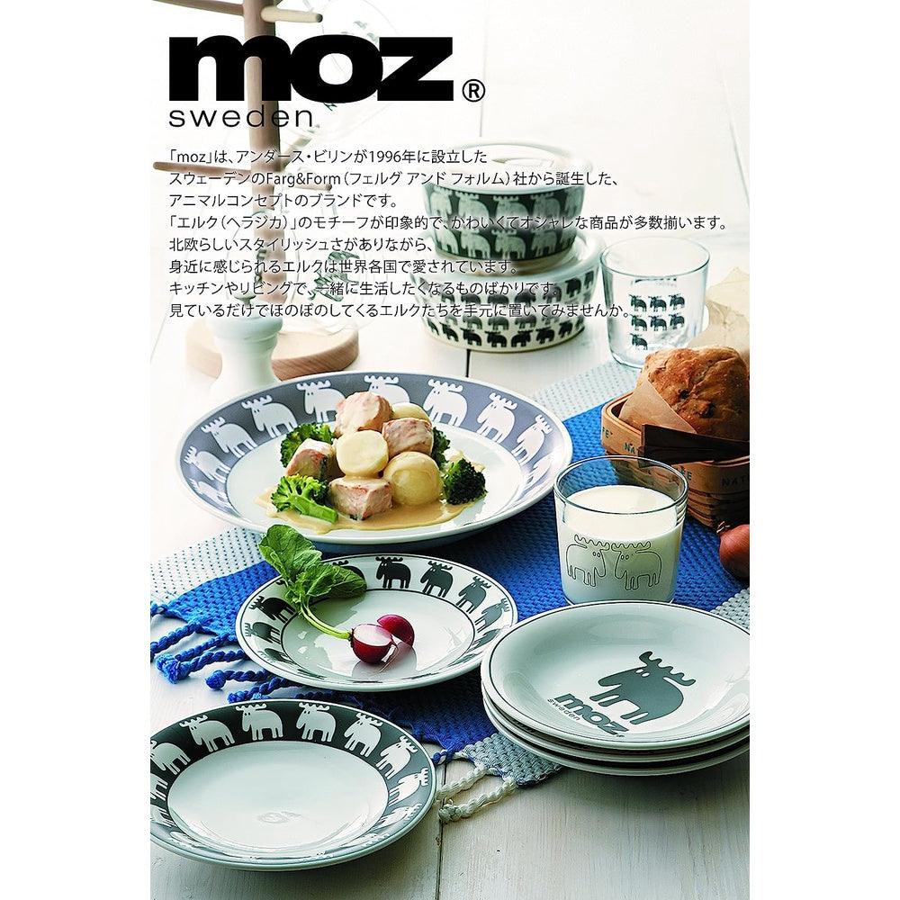 日本製 MOZ 陶瓷餐盤組 五入|水果盤 咖哩盤 深盤 - 富士通販