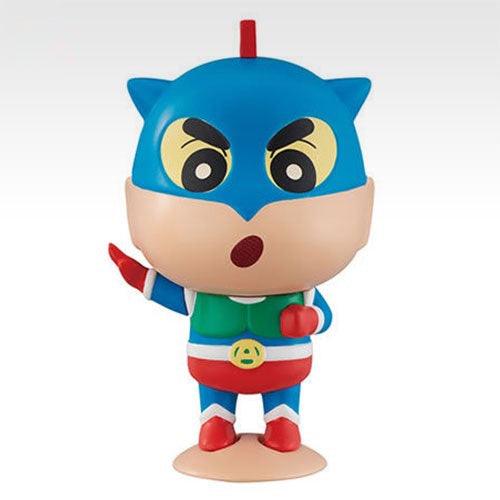 日本 萬代 蠟筆小新 造型扭蛋 P5|動感小新 鋼達姆 妮妮 兔兔 - 富士通販