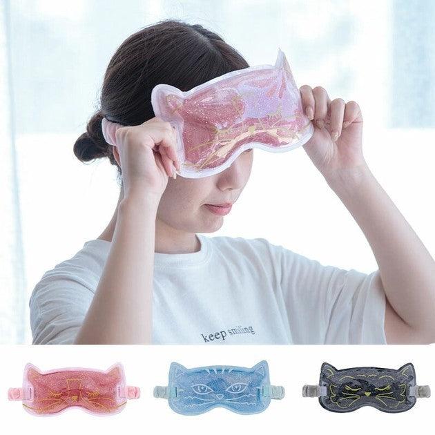 日本 Petit Minette 貓咪涼感眼罩|眼部放鬆 親膚材質 消除疲憊 - 富士通販