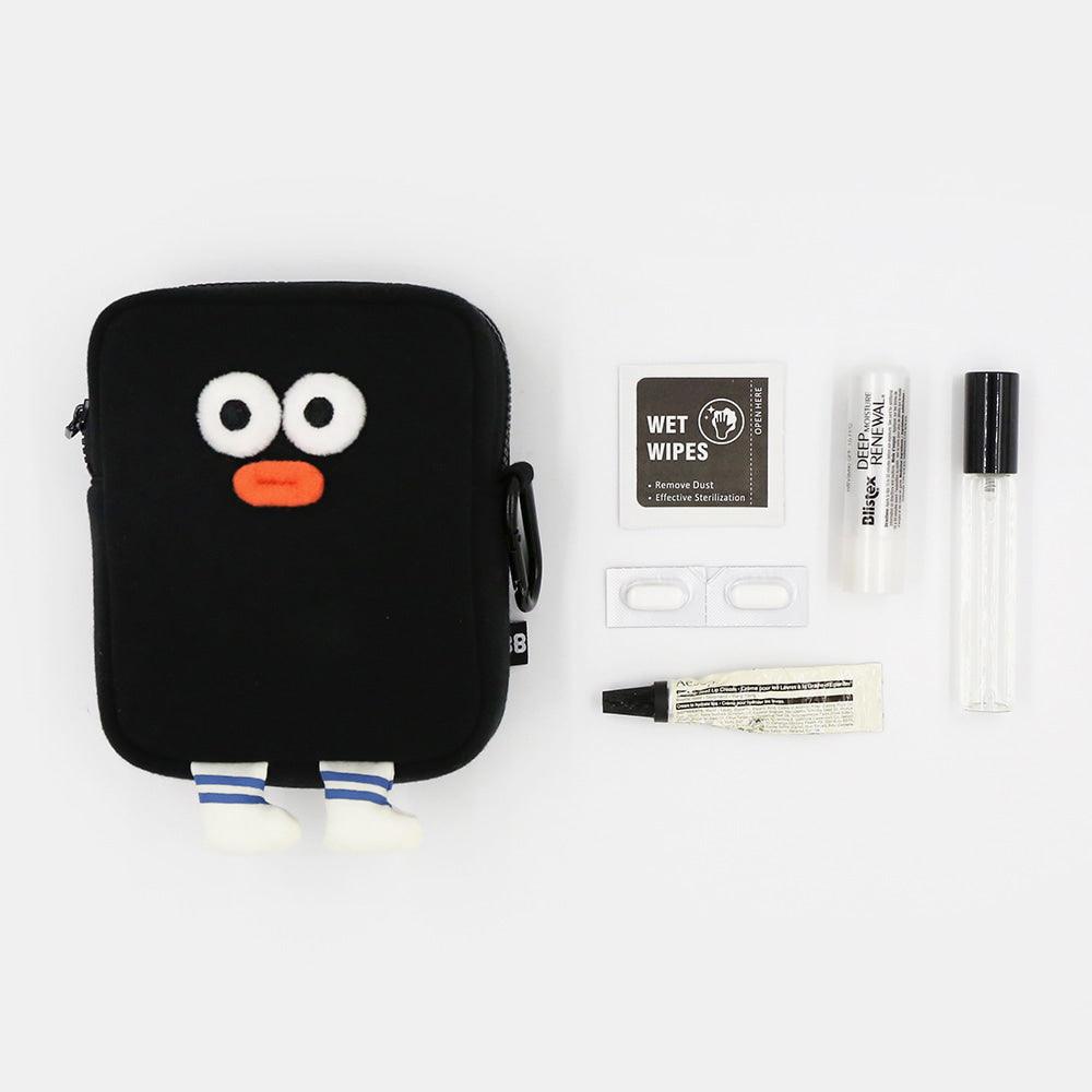 韓國 Romane 早午餐兄弟 收納包 化妝包|可掛包包 - 富士通販