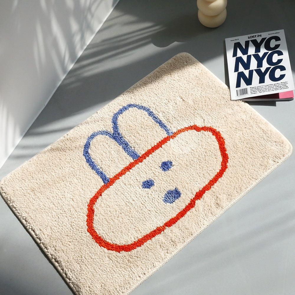 韓國 Romane 文創 地墊 踏墊 腳踏墊|吸水 防滑 - 富士通販