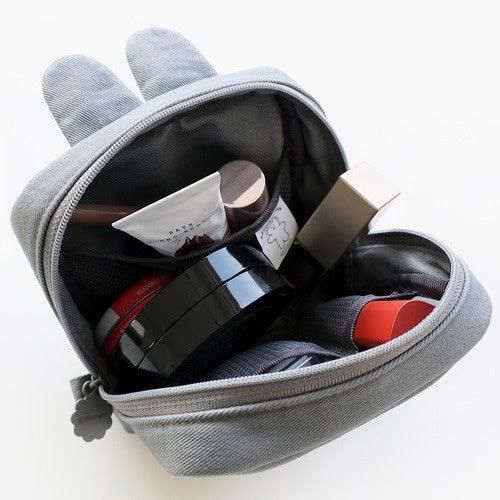 韓國 Romane 早午餐兄弟 方型收納包|兔兔 狗狗 Pompom - 富士通販