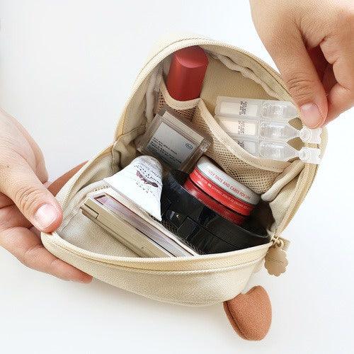 韓國 Romane 早午餐兄弟 方型收納包|兔兔 狗狗 Pompom - 富士通販