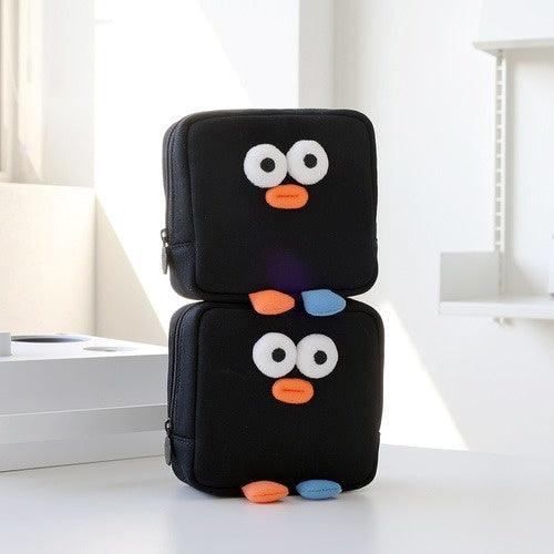 韓國 Romane 早午餐兄弟 方型收納包|兔兔 狗狗 Pompom - 富士通販