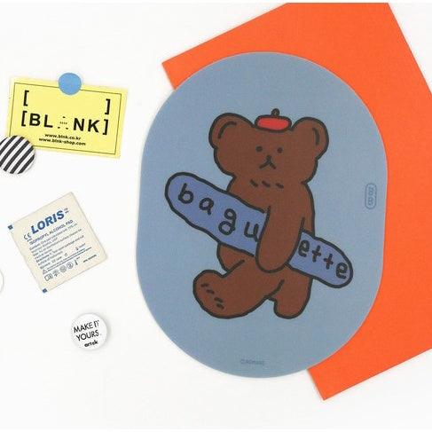 韓國 Romane 文創 滑鼠墊|PVC墊 防水墊 辦公桌墊 - 富士通販