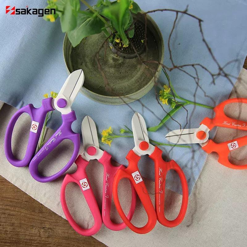 日本製 sakagen 坂源 花藝剪刀|白刃 F170系列 - 富士通販