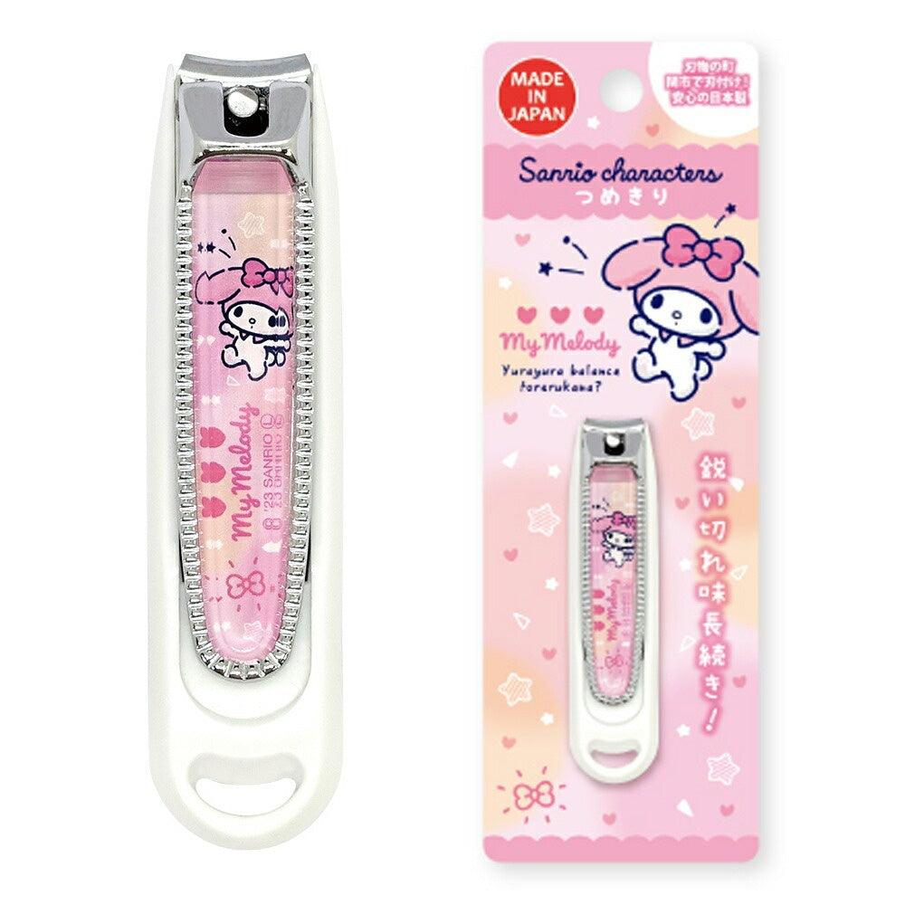 日本製 SANRIO 三麗鷗 女性專用 指甲刀 指甲剪|美樂蒂 庫洛米 人魚漢頓 - 富士通販
