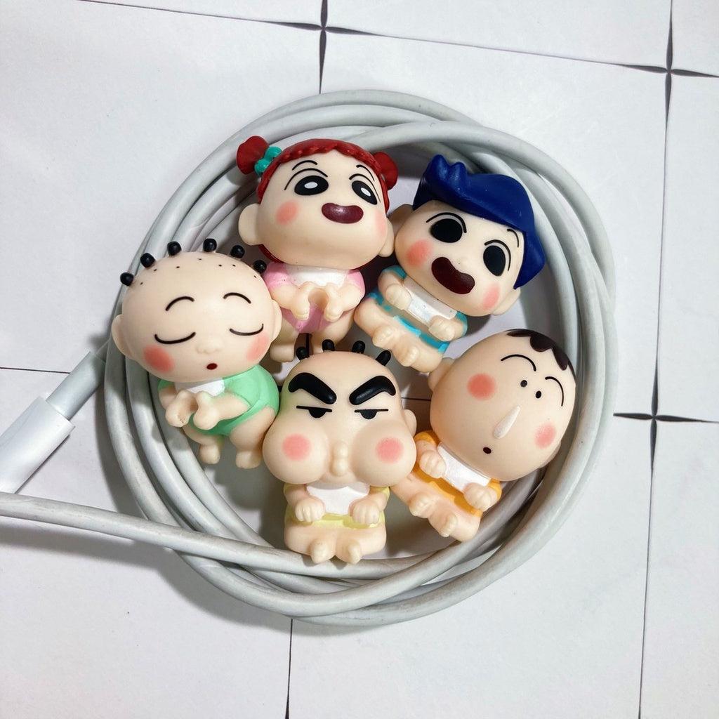 日本萬代 蠟筆小新充電線嬰兒公仔| 阿呆 小新 正男 風間 妮妮 - 富士通販