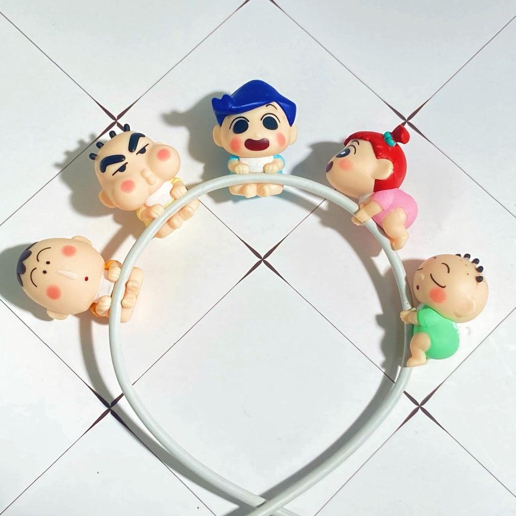 日本萬代 蠟筆小新充電線嬰兒公仔| 阿呆 小新 正男 風間 妮妮 - 富士通販