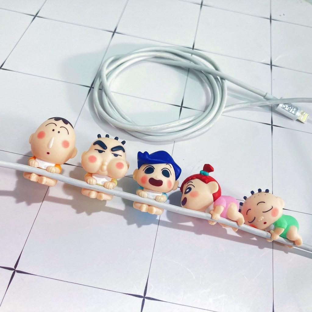 日本萬代 蠟筆小新充電線嬰兒公仔| 阿呆 小新 正男 風間 妮妮 - 富士通販