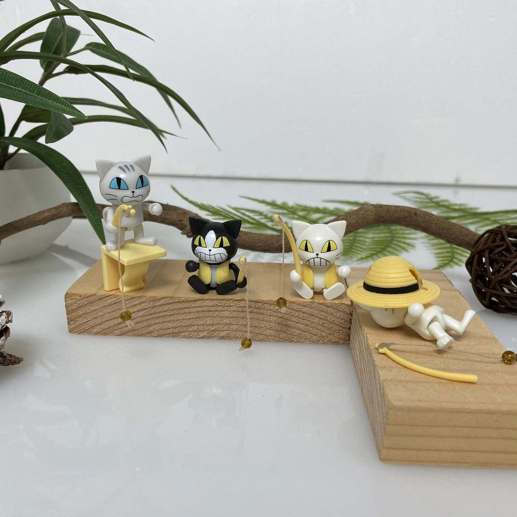 日本 貓咪釣魚大盛況|扭蛋 轉蛋 公仔 杯緣子 - 富士通販