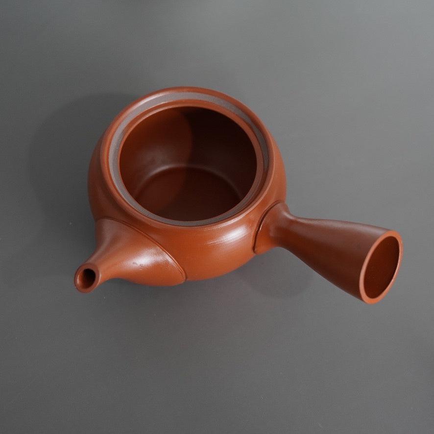 日本製 常滑燒 一心作 富仙 朱泥 日式茶壺|横手急須 紫砂壺 陶瓷網 - 富士通販