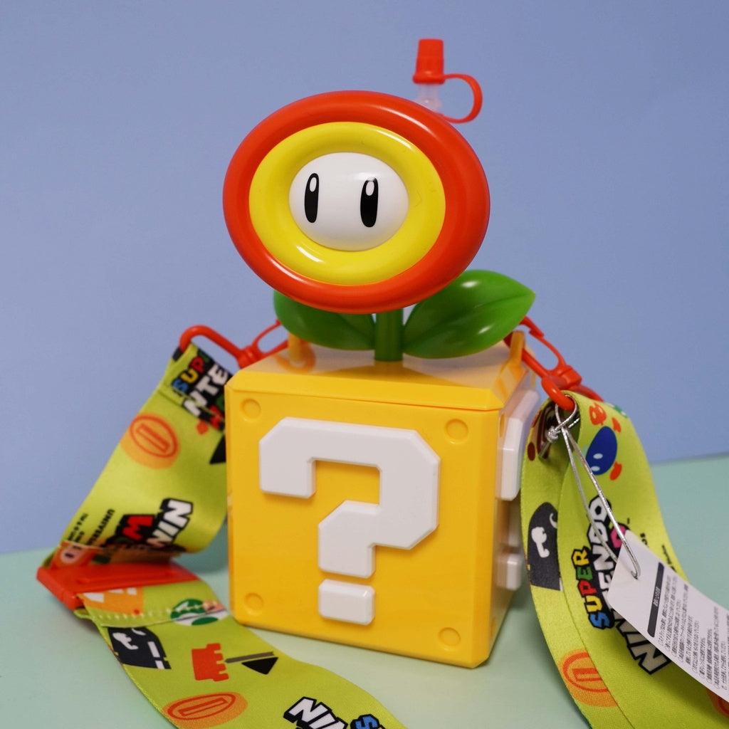 日本 環球影城瑪利歐 限定 馬力歐 火焰花水壺|吸管水壺 - 富士通販