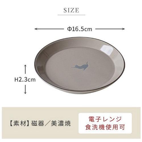 日本製 美濃燒 動物 剪影|大容量馬克杯 湯杯 陶瓷盤 - 富士通販