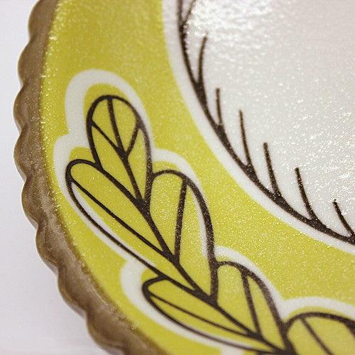 日本製 復古 花草 陶瓷餐具|義大利麵盤 甜點盤 點心碗 - 富士通販