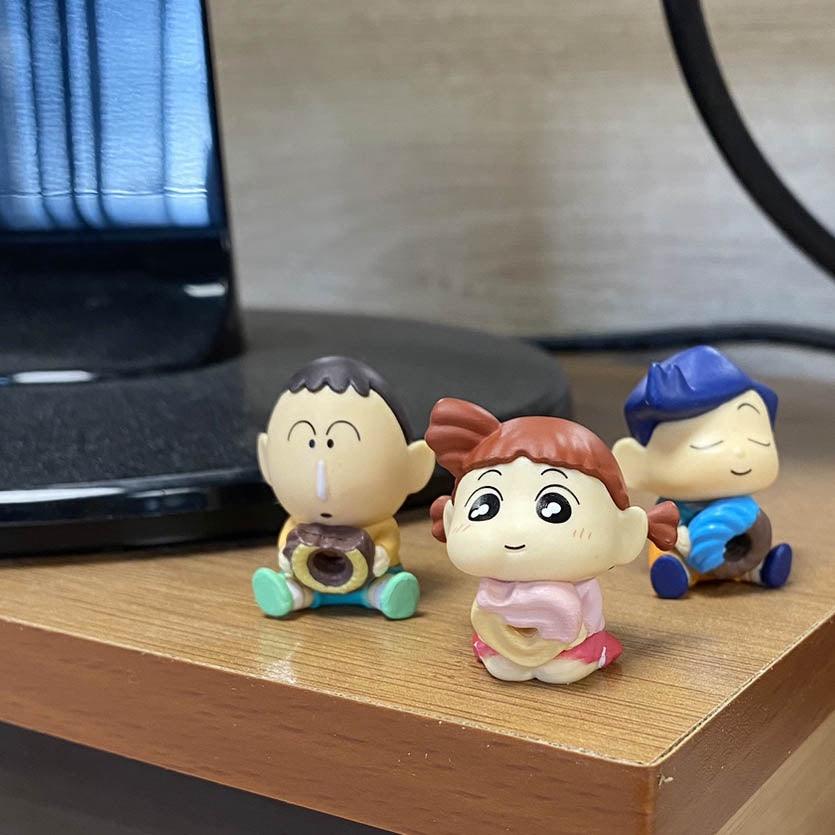 日本萬代 蠟筆小新 扭蛋 嚼嚼派對|小新 妮妮 風間 小白 阿呆 正男 - 富士通販