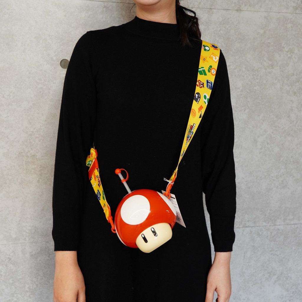 日本限定 瑪利歐 蘑菇水壺|紅色 綠色 - 富士通販