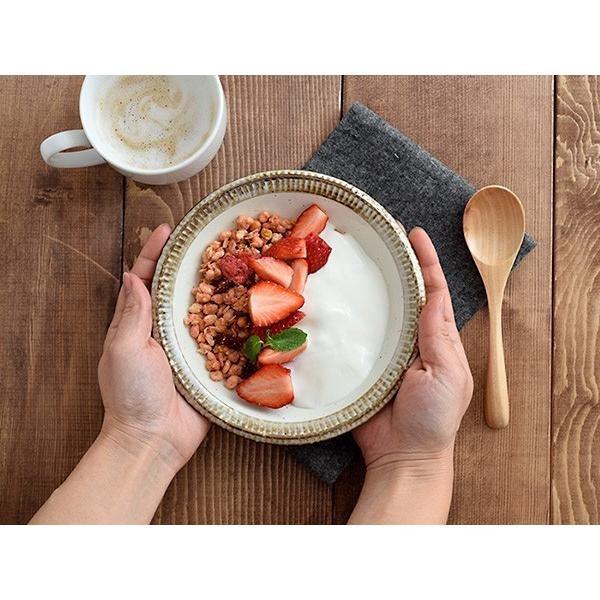 日本製 美濃燒 渕錆粉引餐盤|取物盤 點心 甜點 麵包 優格 沙拉 - 富士通販