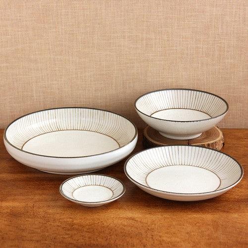 日本製 美濃燒 十草 陶瓷餐具|義大利麵盤 醬料碟 餐碗 - 富士通販