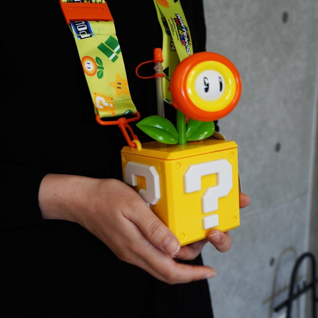 日本 環球影城瑪利歐 限定 馬力歐 火焰花水壺|吸管水壺 - 富士通販