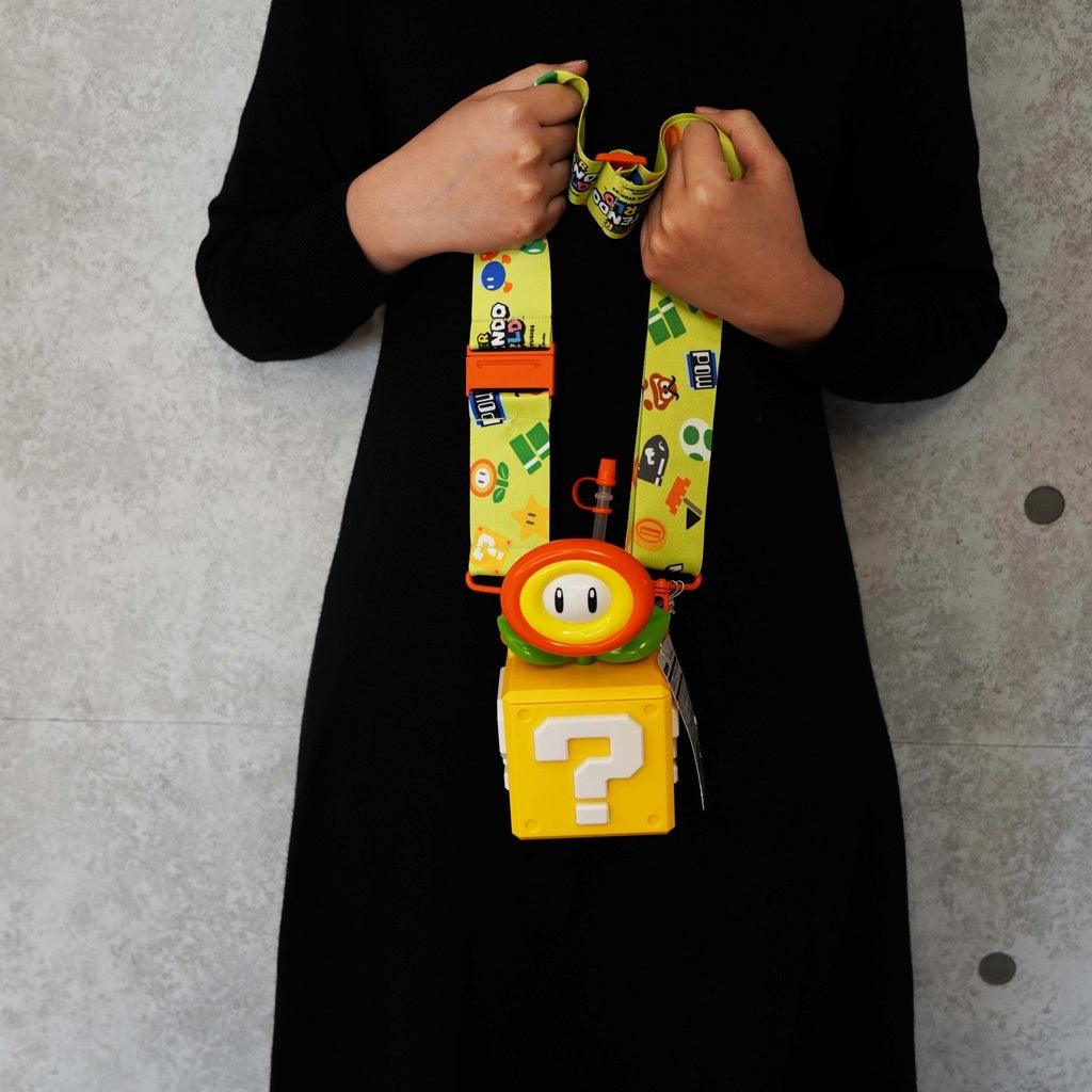 日本 環球影城瑪利歐 限定 馬力歐 火焰花水壺|吸管水壺 - 富士通販