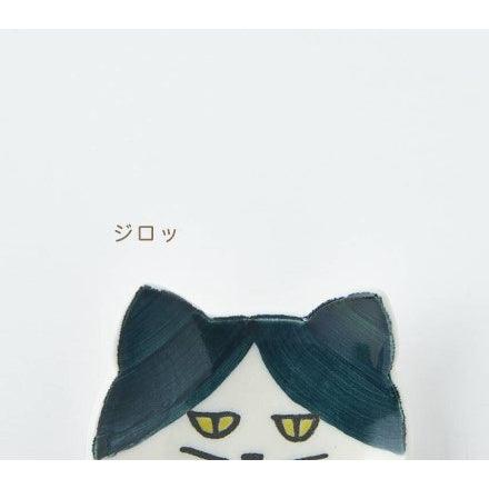 日本製 美濃燒 藍貓造型餐具|筷架 湯匙架 醬料碟 小碟子 - 富士通販