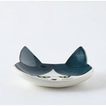 日本製 美濃燒 藍貓造型餐具|筷架 湯匙架 醬料碟 小碟子 - 富士通販