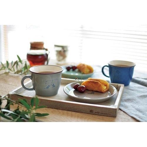 日本製 美濃燒 動物 剪影|大容量馬克杯 湯杯 陶瓷盤 - 富士通販