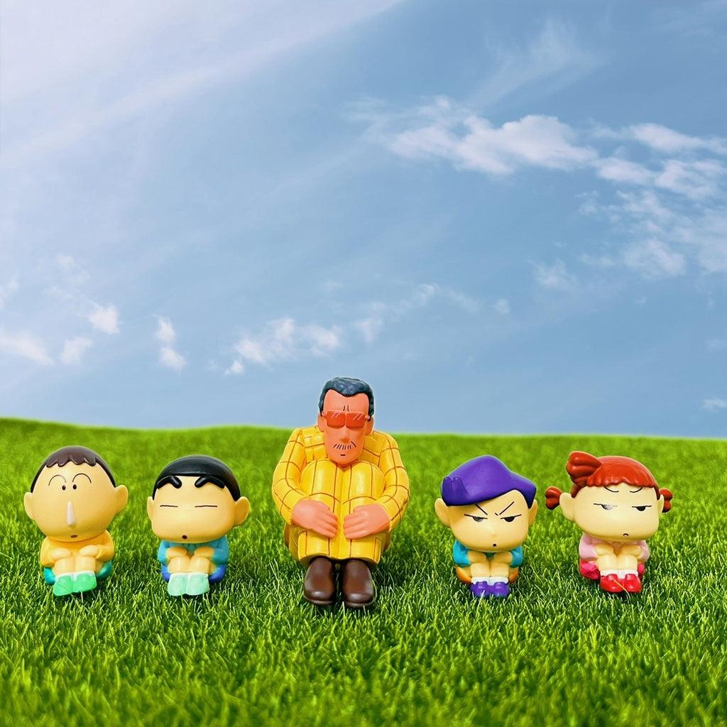 日本萬代 蠟筆小新等待中公仔 |阿呆 風間 妮妮 園長 蠟筆小新 - 富士通販