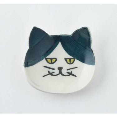 日本製 美濃燒 藍貓造型餐具|筷架 湯匙架 醬料碟 小碟子 - 富士通販