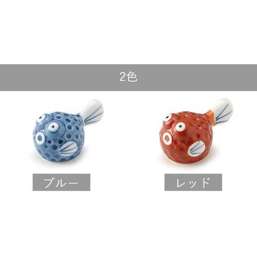 日本製 河豚 筷架 筷子架|伴娘禮 入厝禮物 - 富士通販