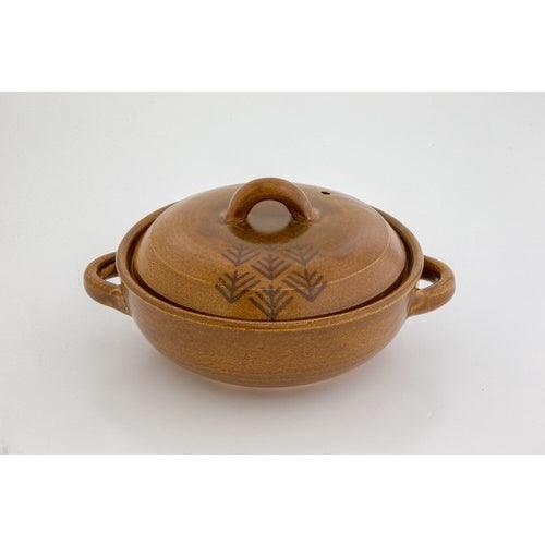 日本製 萬古燒 松笠 土鍋 陶鍋|燉鍋 砂鍋 - 富士通販