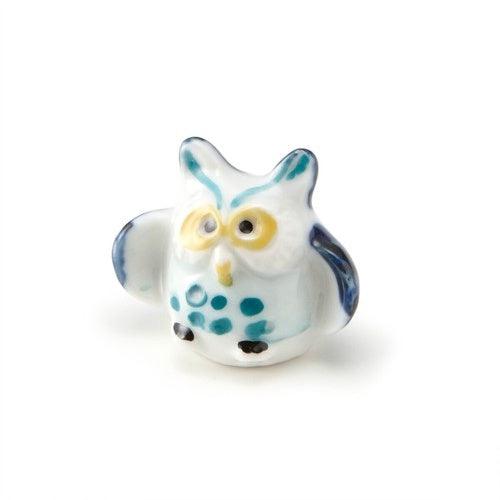 日本製 貓頭鷹 麻雀 陶瓷 筷架 筷子架|餐具架 日本筷架 - 富士通販