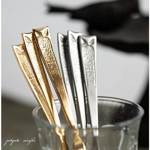 日本製 燕三條 貓頭鷹 不鏽鋼叉|蛋糕叉 水果叉 甜點叉 - 富士通販