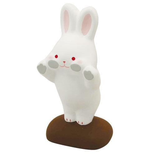 日本 偷窺趴趴兔陶瓷公仔|辦公療癒小物 裝飾 - 富士通販