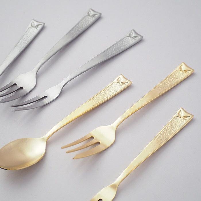 日本製 燕三條 貓頭鷹 不鏽鋼叉|蛋糕叉 水果叉 甜點叉 - 富士通販