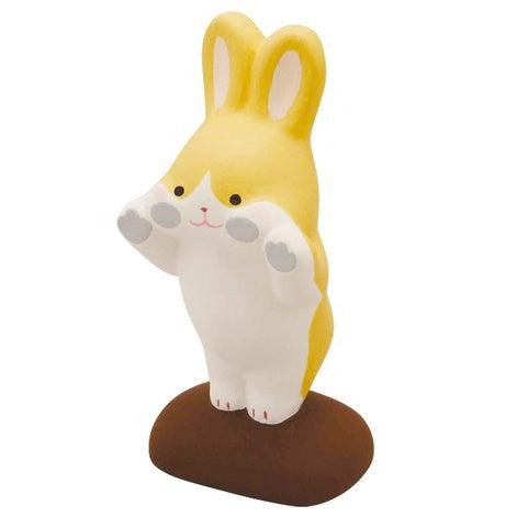 日本 偷窺趴趴兔陶瓷公仔|辦公療癒小物 裝飾 - 富士通販