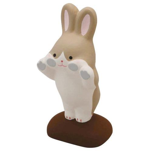 日本 偷窺趴趴兔陶瓷公仔|辦公療癒小物 裝飾 - 富士通販