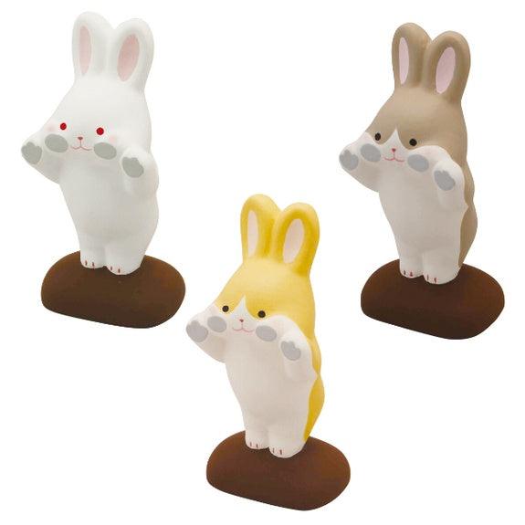 日本 偷窺趴趴兔陶瓷公仔|辦公療癒小物 裝飾 - 富士通販