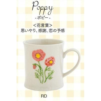 日本 花語陶瓷馬克杯|咖啡杯 馬克杯 水杯 - 富士通販