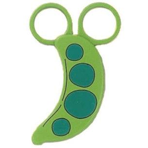 日本製 豌豆造型剪刀 附保護套|磁吸式 廚房剪刀 副食品剪刀 - 富士通販