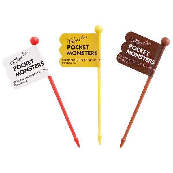 日本 Skater 皮卡丘 便當食物叉|野餐 甜點 三明治 水果 蛋糕裝飾 - 富士通販