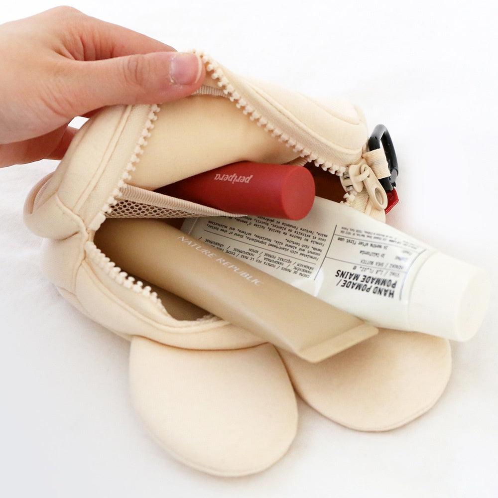 韓國 Romane 早午餐兄弟 收納包 化妝包|可掛包包 - 富士通販