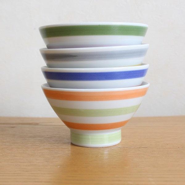 日本製 波佐見燒 線條陶瓷碗|飯碗 茶碗 湯碗 - 富士通販