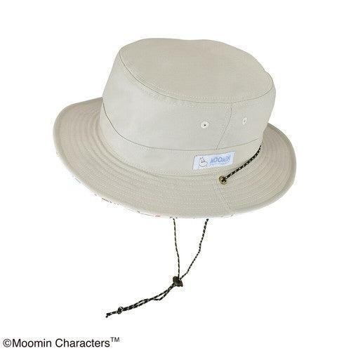 日本 嚕嚕米 遮陽帽 漁夫帽|防曬遮脖片 防風繩設計 - 富士通販