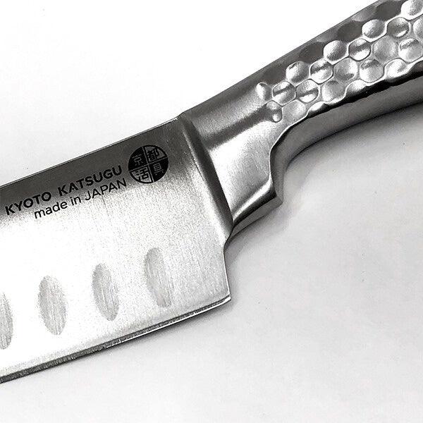日本製 京都活具 三徳包丁|彩流 鎚目 全特種不鏽鋼 - 富士通販
