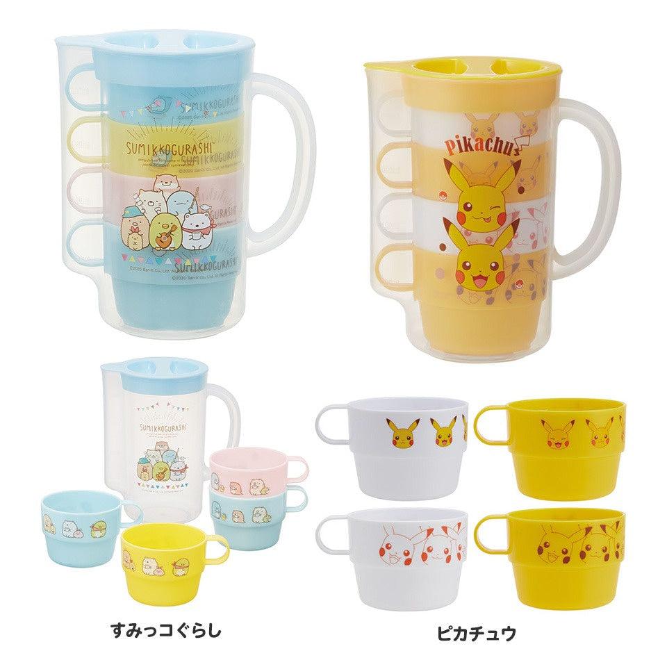 日本 Skater 單耳冷水壺 附水杯|皮卡丘 魔女宅急便 米菲兔 皮卡丘 角落生物 - 富士通販